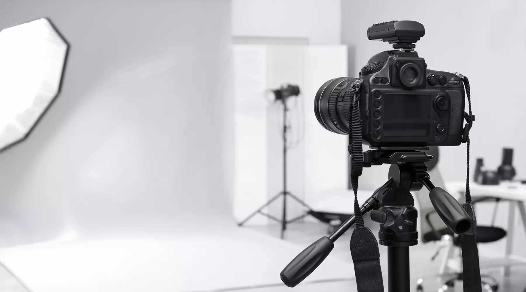 Optimale Kameraposition Studio mit einer optimale Kamerapositionierung