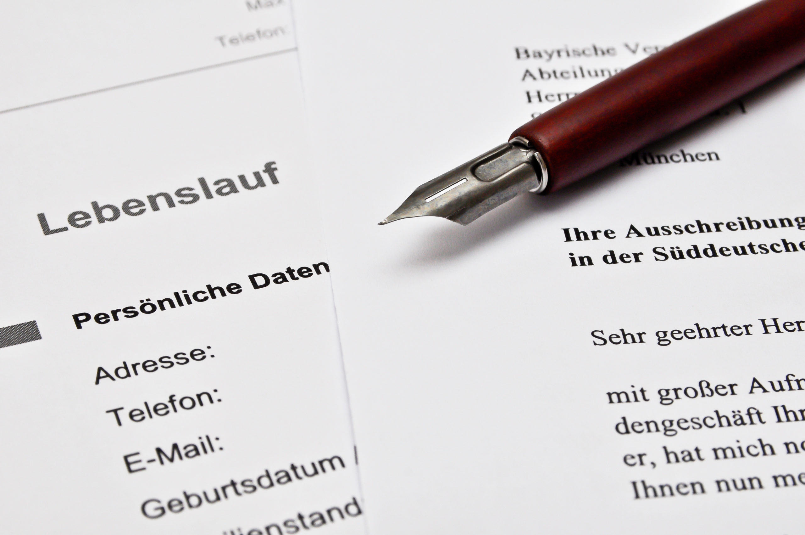 Bewerbung